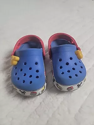 Crocs Disney Kids Mickey Mouse Slip On Clogs Sandals Boys Size 8/9 • $8