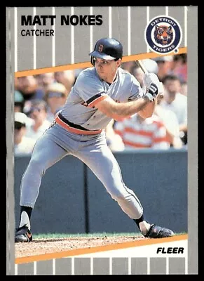 1988 Fleer Matt Nokes Detroit Tigers #40 • $0.99