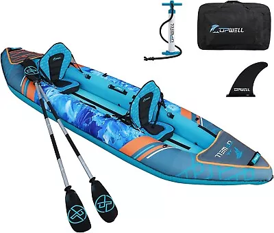 13'6”/11' Inflatable Recreational 2 Person Kayak X003PTT325 • $200