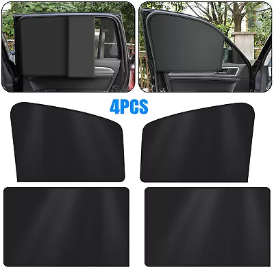 4Pcs Magnetic Car Side Window Sun Shade Cover Shield UV Protection Accessories • $12.98