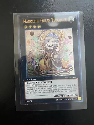 Madolche Queen Tiaramisu ABYR-EN048 1st Ed Ultimate Rare Holo Yugioh Card NM • $99.99