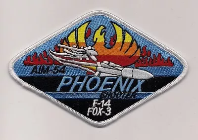 USN F-14 TOMCAT AIM-54 PHOENIX SHOOTER FOX-3 Patch • $6.99