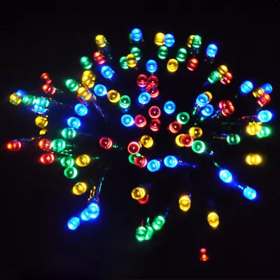 JnDee Waterproof Fairy Lights 30M 300 LED Plus 10M Cable Lead Multi Colours 8 • £26.30