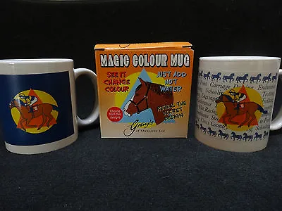 Horse Racing Colour Changing Mug Novelty Magic Horse Pony Lovers Gift • £5.99