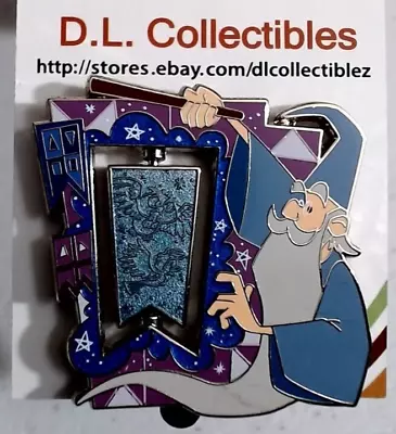 Disney Sword In The Stone Magic Transformation Merlin Spinner LR Pin • $54.95