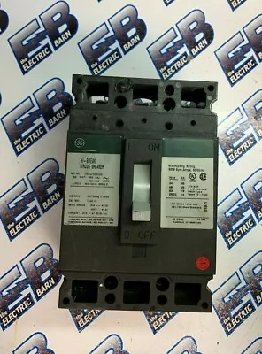 GE THED136050 50 Amp 600 Volt 3 Pole Green Circuit Breaker - WARRANTY • $60