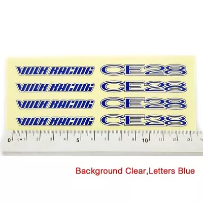 1SET VOLK RACING CE28 Alloy Side Spoke Sticker Wheel *sticker Screen • $7.99