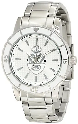 Marc Ecko Rhino Tennis Whites Stainless Steel Women's Boyfriend Watch New • $35.99