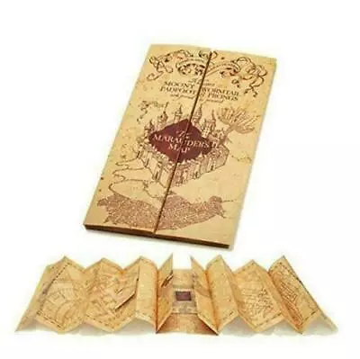 $13.29 • Buy Harry Potter Hogwarts Marauder's Map Kraft Paper The Wizard World Cosplay Party