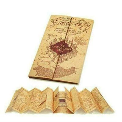 $13.29 • Buy Harry Potter Hogwarts Marauder's Map Kraft Paper The Wizard World Cosplay Party