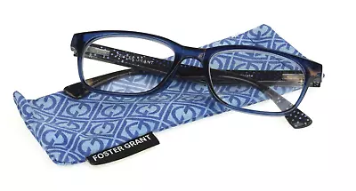 NEW!! Reading Glasses FOSTER GRANT PARISSA BLUE  #595 • $8.99