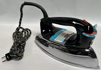 Vtg GE General Electric STEAM & DRY  IRON H2F76 Tested Works  Made In USA (A8) • $26.95