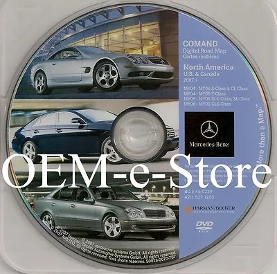 2005 2006 2007 2008 Mercedes SL600 SL500 SL65 SL55 AMG Navigation DVD US CAN Map • $79