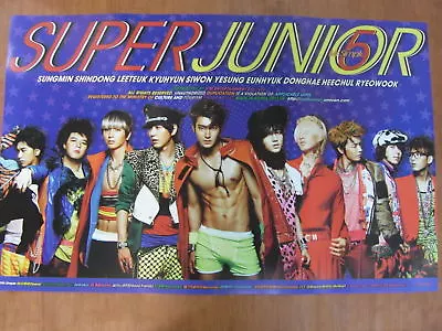 SUPER JUNIOR - 5th Mr.Simple [OFFICIAL] POSTER *NEW* • $4.99