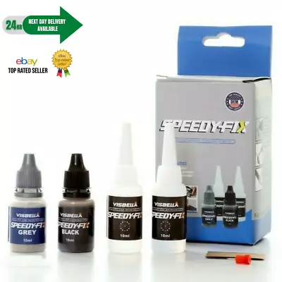 Instant Glue Q-Bond / SPEEDY FIX KIT - Rock Hard In 7 Seconds! Adhesive Weld • £12.99