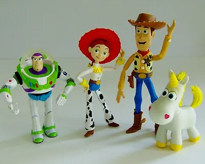 £24.99 • Buy Disney Toy Story 7  Woody, Jessie, Buzz & Buttercup Action Figure Bundle