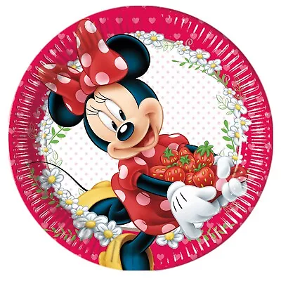 Disney Minnie Mouse Jam Packed With Love Party Supplies And Tableware • £4