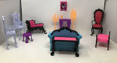 Monster High Furniture Accessories * 13 Piece Lot! See Pics Excellent Condition • $45.99