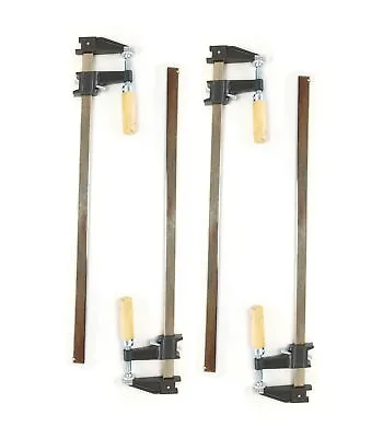 Set Of 4- EDM 24  Steel Bar Clamp Tool Ratchet Quick Release For Metal Or Wood • $32.99