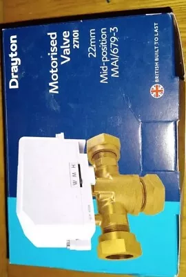 Drayton  22mm Three Port Mid Position Valve Body Only. 3 Port Valve • £19.99