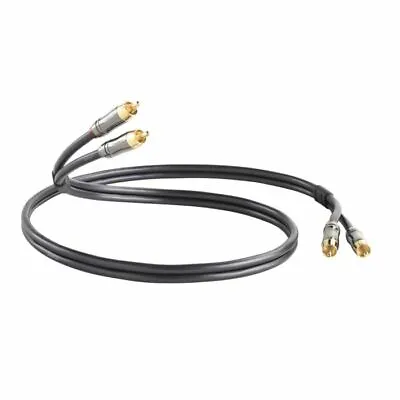 QED QE6100 Performance Audio Graphite - RCA To RCA - 06m (19 Feet)  • $32