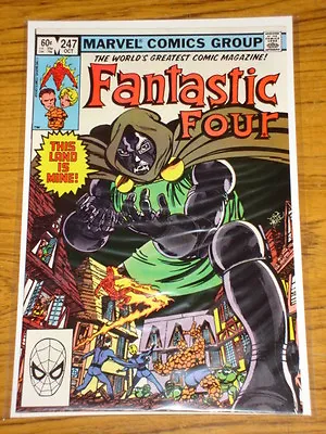 Fantastic Four #247 Vol1 Marvel Comics Dr Doom  October 1982 • £16.99