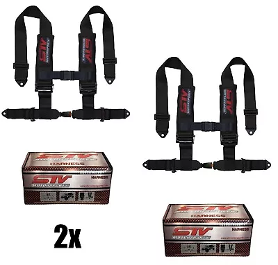 STV Motorsports Auto Seat Belt Harness 4 Point 2  RZR XP1K Yamaha Can-Am (Pair) • $120