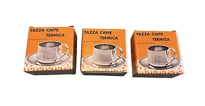 Vev Inox Stainless Steel Italian Espresso Cup Lot - Vintage Never Used • $45