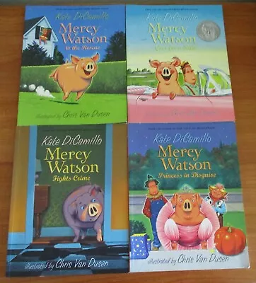 LOT OF 4 MERCY WATSON PIG BOOKS 1-4 BY KATE DiCAMILLO • $12.99