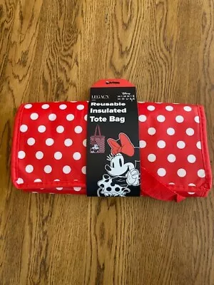 Disney Mickey Minnie Mouse Reusable Insulated Tote Bag Grocery Lunch  NWT • $8.59