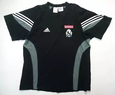 $20 • Buy Adidas, AFL, Collingwood Magpies, Men's Black Cotton T-shirt; Size XL