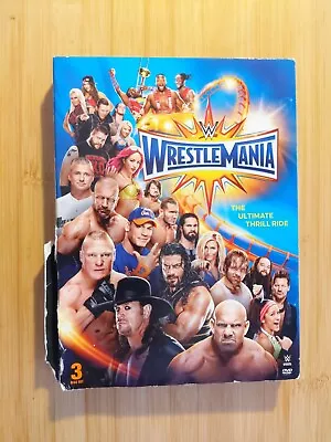 DVD WWE Wrestle Mania 2017 -3 Disc Set-Lesnar Goldberg Read • $8