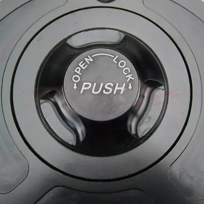 Keyless Fuel Gas Tank Cap For Yamaha Cover YZF CNC FZ1 Black Motorcycle FZ6 R25 • $17.99