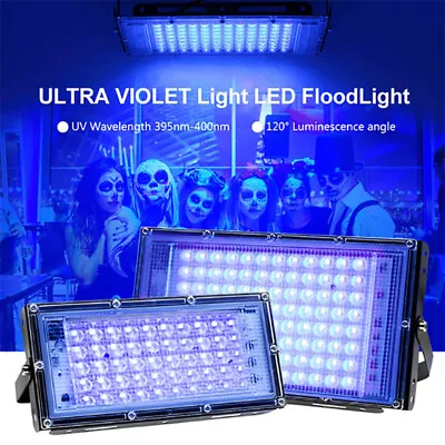 £9.83 • Buy LED UV Stage Blacklight Ultraviolet Flood Effect Light For  DJ Disco Party [db