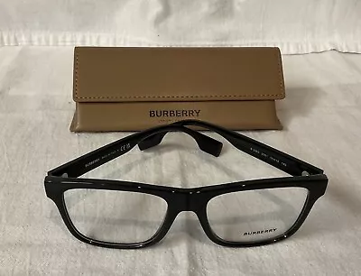 Burberry B 2353 3001 Black Eyeglasses Frames W/ Case Authentic • $72