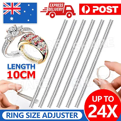 Ring Size Adjuster Reducer Spiral Invisible Snugs Guard Resizer Jewellery Tool • $3.75