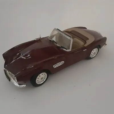 1955 BMW 507 Convertible Motor Max1/24 Maroon Opening Hood & Doors READ • $14.99