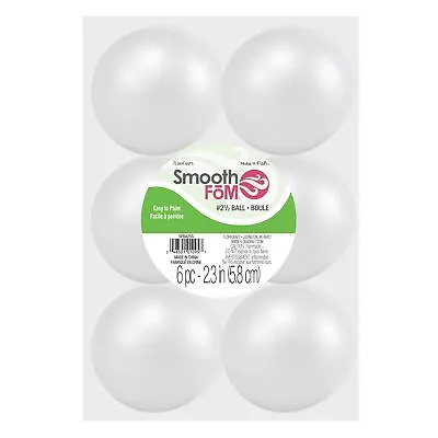 FloraCraft SmoothFoM Ball 6/Pkg-2.3  SFBA25S • $10.11