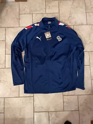 NWT $130.00 Puma X Mens CP10 Christian Pulisic Track Jacket Blue Sz XXL • $39.99