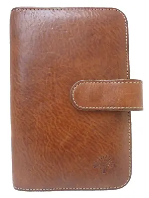 Genuine MULBERRY Organiser / Filofax / Notebook/ Agenda £330 - Oak Leather • £225