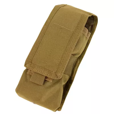 Radio Pouch With MOLLE Straps - Coyote • $17.99