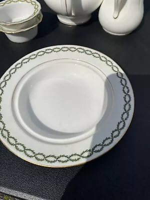 Antique Minton Green Laurel Wreath Bowl H551 Porcelain • $20