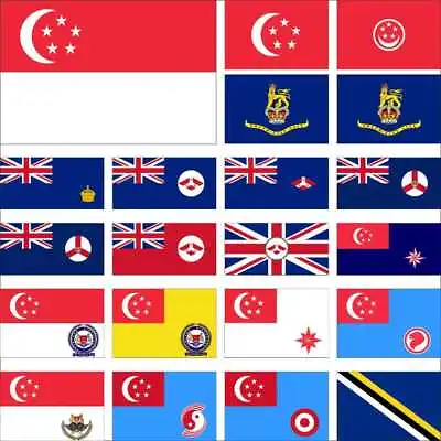 Singapore Flag President Governor Armed Forces Army Naval Air Force Civil Ensign • $4.80
