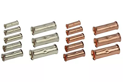 TEMCo Butt Splice Connector Bare Copper Or Tin-Plated Uninsulated 6 To 4/0 AWG • $36.98