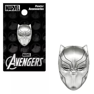 Black Panther Pewter Pin T'Challa Wakanda Avengers Marvel Disney Lanyard Gift • $7