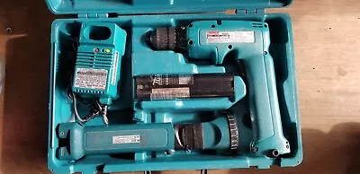 Makita Cordless Drill & Flashlight Combo Model #6095D W/ Battery & Case • $69