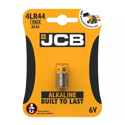 JCB 4LR44 6V Alkaline Battery A544 PX28A AG13 476A 28A L1325 • £3.05