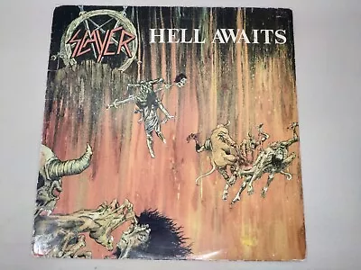 Slayer Hell Awaits 1985 Us 1st Press Vinyl Lp Combat / Metal Blade Mx8020  • £99.95