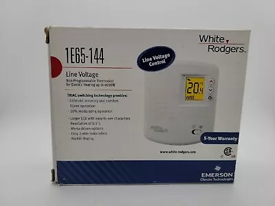$24.95 • Buy Emerson White-rodgers Line Voltage Non-programmable Thermostat 1e65-144