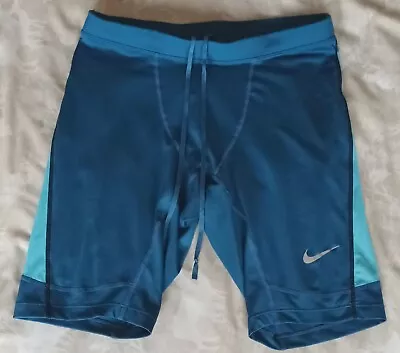 Nike DriFit Lycra Running Short Tight Size Large • £0.99